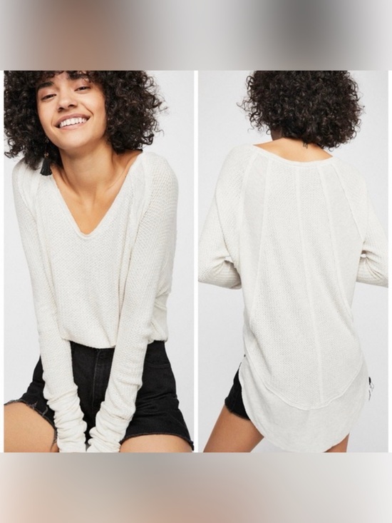 Free People Tops - Free People Catalina Thermal Top Ivory Medium